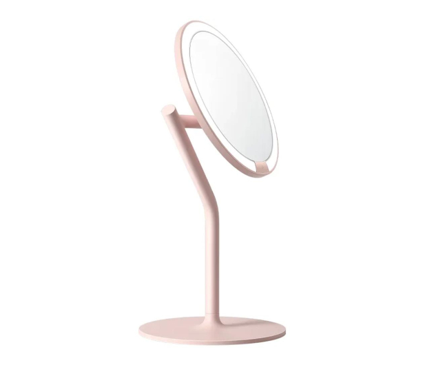 Amiro Różowe Lustro do makijażu z podświetleniem LED - 1349228 - zdjęcie 5